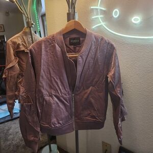 💝💝💝GUESS Women's Dusty Mauve Bomber Jacket💝💝💝